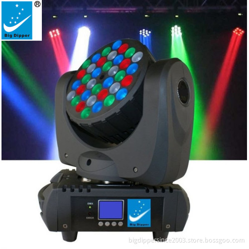 36*3W LED Moving Head Beam Wash light LM108 Stage Led Light Moving Head Light